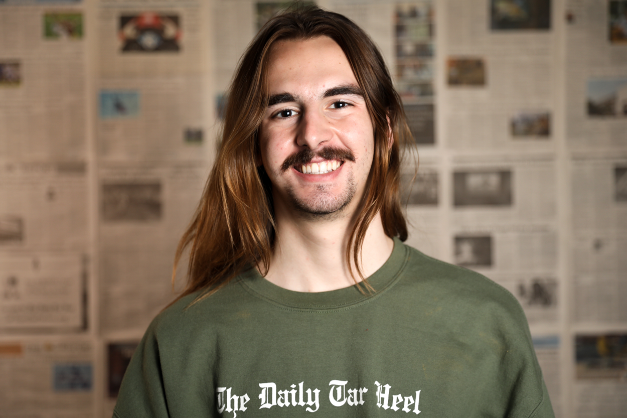 UNC Hussman student Ira Wilder ’24 at The Daily Tar Heel